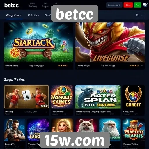 Análise dos jogos disponíveis no site betcc